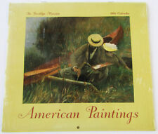 American Paintings 1995 Wall Calendar - The Brooklyn Museum - New & Sealed. Rare