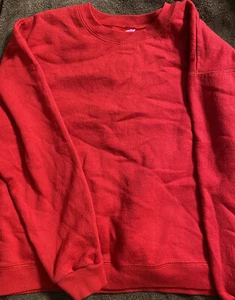 Hanes Marke Mädchen rot Größe Large Sweatshirt - Bild 1 von 2