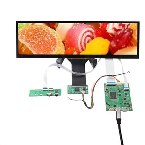 USB TYPE C mini HDBoard 12.6" NV126B5M-N41 1920X515 IPS Touch Screen - Picture 1 of 7