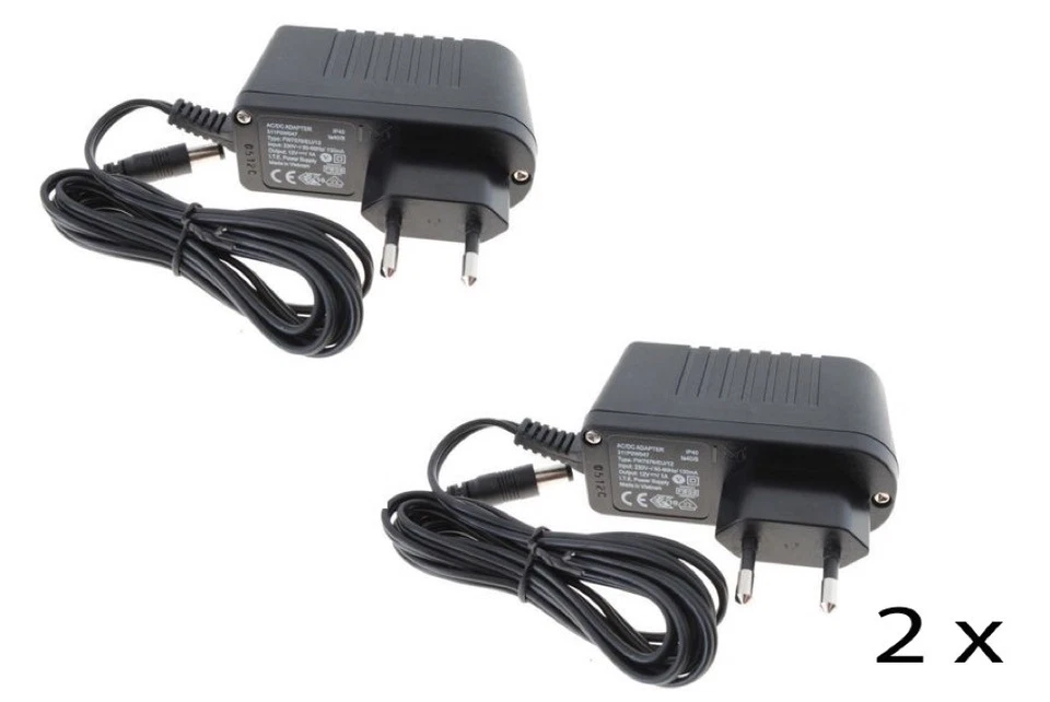 2x Netzteil 12V 1A Fritzbox Speedport W700V W701V W721V W503V W900V W920V  - Bild 1 von 1