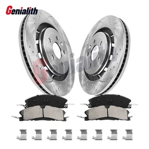 352mm Front Disc Rotors Ceramic Brake Pads for Ford Police Interceptor Taurus - Picture 1 of 12