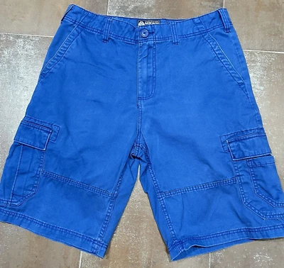 American Rag Cie Relaxed Fit Cargo Shorts Mens Size 33 Blue 100% Cotton Utility - Image 1 of 4
