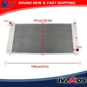 Radiador de 3 filas para Chevy Silverado 1500 2500 Suburban 1999-2014 CU2370 34"" - Imagen 1 de 11