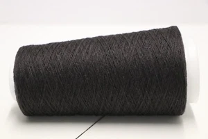 H52 (120€/kg) 100g KASCHMIR ANGORA SEIDE LAMBSWOOL NACHTGRAU (28/2) Zwirn - Bild 1 von 1