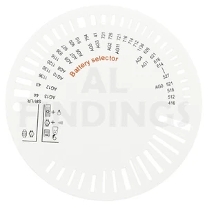 Uhr Akku Größe Messgerät Diagramm für Uhren Reparatur Ersatz Werkzeug (55) - Bild 1 von 2