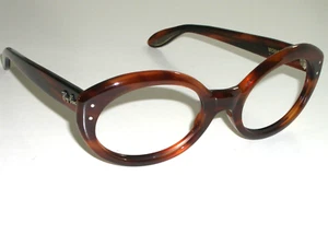 VINTAGE B&L RAY-BAN W0957 TORTOISE BEWITCHING SUNGLASSES/EYEGLASS FRAMES ONLY - Picture 1 of 7
