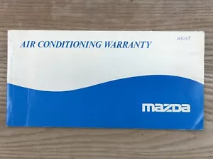 MAZDA RX7 SERIES 1-7 S1-S7 AIR CONDITIONING WARRANTY CARD # 4647 BOOK ORIGINAL - Picture 1 of 7