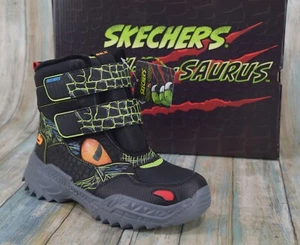 Skechers Kids Boots Dino Skech-O-Saurus Size 5 (Eur 37) Water Repellent NEW - Picture 1 of 10