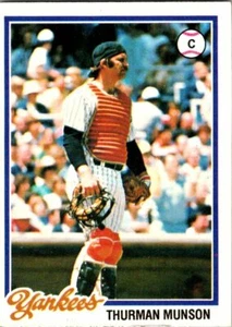 1978 Topps Baseball Thurman Munson HOF - Bild 1 von 2