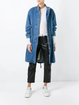 Parka vaquera forrada de piel Helmut Lang talla L NUEVA Foto 1 de 3