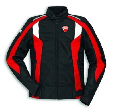 Ducati Corse Motorbike Jacket Waterproof CE Armours Cordura Textile Jacket