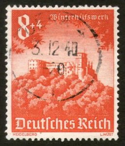 Germany 1940, Charity Stamps - Castles, Used Stamp - Picture 1 of 2