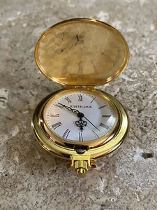 Vintage Rare Judith Jack Gold Tone Pocket Watch Needs Battery #2347 - Picture 1 of 6
