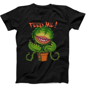 Feed Me Audrey II Seymours Little Shop Of Horrors Geschenk T-Shirt schwarz 268 - Bild 1 von 2