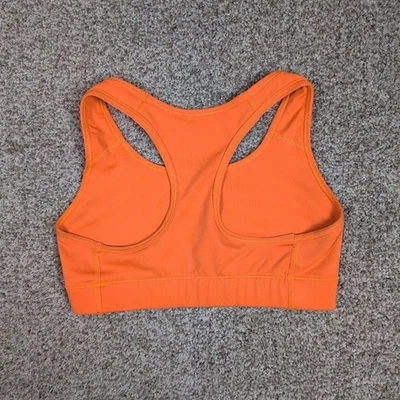 Nike Drifit Orange Racerback Sports Bra Workout Gym Activewear XS - Image 1 of 4