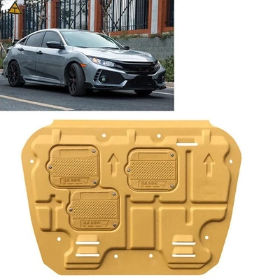 1x Glod Engine Splash Guards Shield Mud Flaps Fenders For Honda Civiv 2016-2020 - Image 1 of 4