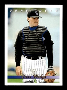 ERIC WEDGE ⚾ 1993 Upper Deck Baseball #653 Rockies - Picture 1 of 2