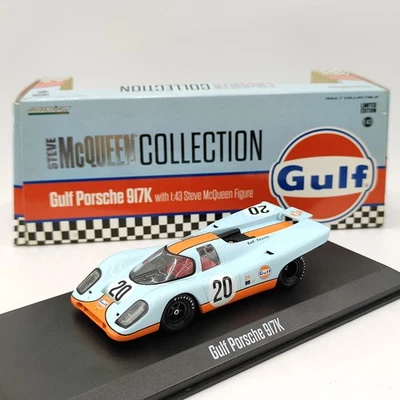 Carro colecionável Greenlight 1:43 Gulf Oil 1970 Gulf Porsche 917K - Imagem 1 de 4