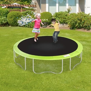 Almohadilla de protección de resortes de cubierta de borde de trampolín verde redonda moderna 4,19 libras PVC - Imagen 1 de 17