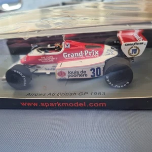 Sealed Spark 1/43 model S5790 Arrows A6 1983 British GP - Boutsen - Picture 1 of 3