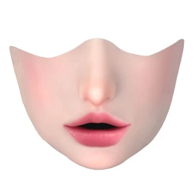 Roanyer Silicone Half Mask Open Lips for Crossdresser Transgender Cosplay - Image 1 of 4