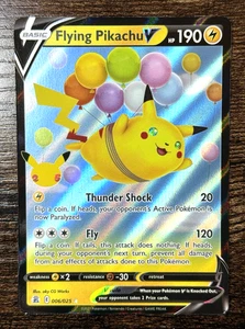 Pokémon Celebrations Classic Collection Ultra Rare Sparkle Flying Pikachu V - Picture 1 of 2