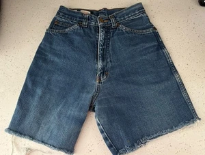 Vintage Seattle Blues Jeans Cutoff Shorts Size 5 - Picture 1 of 15