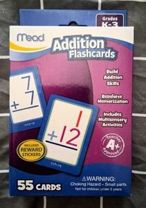 Tarjetas de adición _ MEAD (63148) _ Recursos matemáticos _ Recursos de educación en el hogar - Imagen 1 de 2