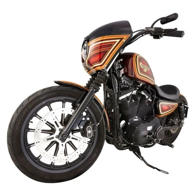 Kit de rotor de freno delantero grande Arlen Ness 02-973 15", delantero derecho - 06-17 Harley Dyna Foto 1 de 3