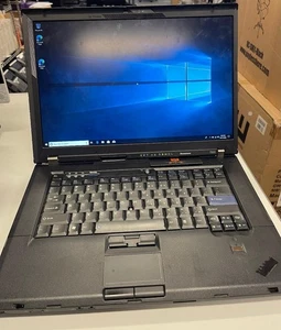 Lenovo ThinkPad T500 Intel Duo 2.8Ghz 4GB Ram - 160 GB SSD Win 10 Pro - Picture 1 of 4