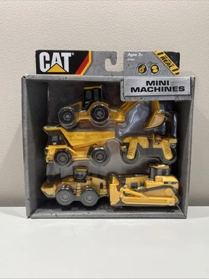 Caterpillar Mini Machines Construction Toys 5 Piece Set Bin 16 - Image 1 of 2