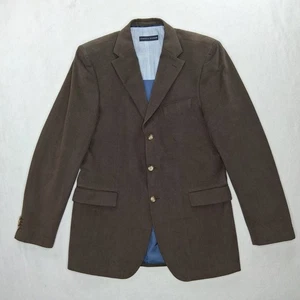 Tommy Hilfiger Blazer Tuta Giacca Uomo 42 Marrone Cappotto Classico Gentlemen NUOVO - Foto 1 di 24
