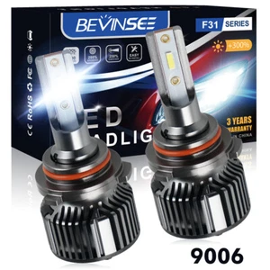 Bevinsee HB4 LED Fog Light Bulbs Fit VW for Tiguan 2007-2016 6000K Driving Lamp - Picture 1 of 12