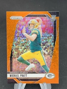 2024 Panini Prizm Michael Pratt Orange Disco #379 Packets Target Exclusive - Picture 1 of 2