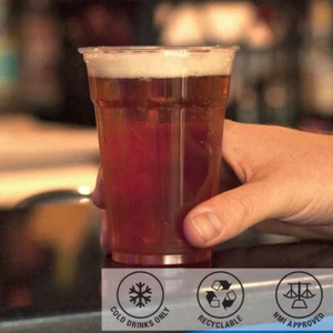 Tap Beer PET Cup 425 ml 1000 pcs - Picture 1 of 1