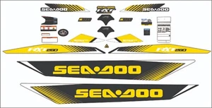SEADOO RXT 260 2017 Graphics / Decal / Sticker Kit Custom Yellow - Picture 1 of 1