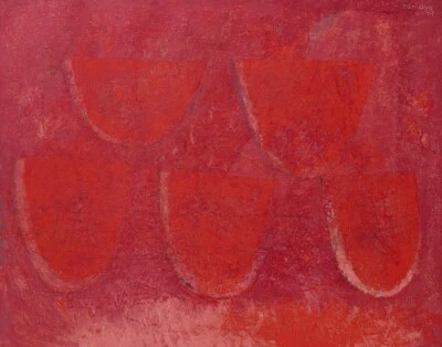 Impresión en lienzo de cinco rebanadas de sandía de Rufino Tamayo 16 x 20 Foto 1 de 4