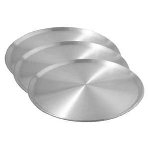 3 x Pizza Tray / Plate / Pan Aluminium 40cm / 400mm / 16 inch, Round, Pizzas - Picture 1 of 1