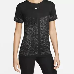 NIKE DRI-FIT ADV SLIM FIT TSHIRT Womens Black Size XS Style DQ5870-043 - Picture 1 of 6
