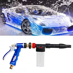 Pistola Schiuma Neve Pulizia Auto Lavaggio Foamaster Acqua Shampoo Spruzzatore Staccabile UK - Foto 1 di 11