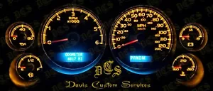7-14 YELLOW LED CLUSTER UPGRADE KIT SILVERADO SIERRA TAHOE SUBURBAN AVALANCHE - Picture 1 of 24