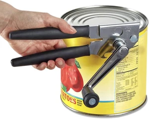 Crank Can Openers Manual,Heavy Duty Commercial Can Opener with Rubber-Coated Lon - Picture 1 of 12