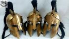 Christmas King Leonidas Spartan Helmet Warrior Steel Armor Helmet Set of 3 Pcs
