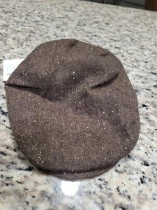 mamas & papas Boys Brown Polyester Flat Cap Size 6-12m - Picture 1 of 4