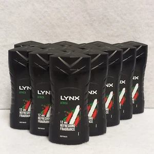 Lynx Africa Refreshing Energy Boost Shower Gel Body Wash, 13x 50ml - Picture 1 of 5
