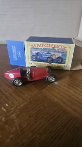 Matchbox Models of Yesteryear Y6 Supercharged Bugatti Type 35 with Original Box - Picture 1 of 7