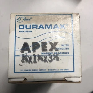 Johnson DURAMAX Marine Cutlass Bearing Brass APEX 7/8” x 1 3/8” x 3 1/2” NOS - Foto 1 di 4