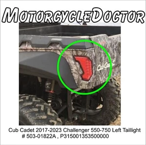 Tail Light,Left,Taillight,UTV,Cub Cadet,Challenger,HiSun,550,750,503-01822a - Picture 1 of 5
