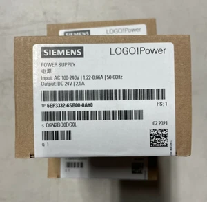6EP3332-6SB00-0AY0 SIEMENS 24V / 2.5A Stabilized Power Supply Input: 100-240 NEW - Picture 1 of 4