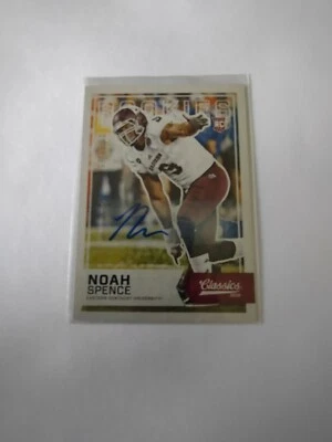 2016 Panini Classics Noah Spence RC BASE AUTO 199/199 TB BUCCANEERS - Image 1 of 2